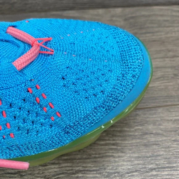 Nike Air VaporMax 2023 Flyknit Baltic Blue Pink DV1678-400 Mens 11 - Picture 10 of 12